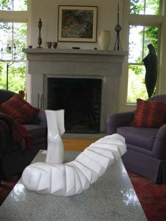 INFINATE STEPS and KOUROS by Ataru Kozuru marble
