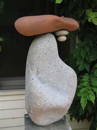 SOUTHWEST # 22 with stand by Jon BonSignore granite, stainless steel